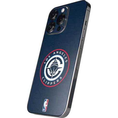 NBA Los Angeles Clippers Distressed Blue iPhone 14 Pro Skin